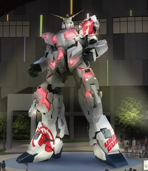 unicorn gundam statue closure 2