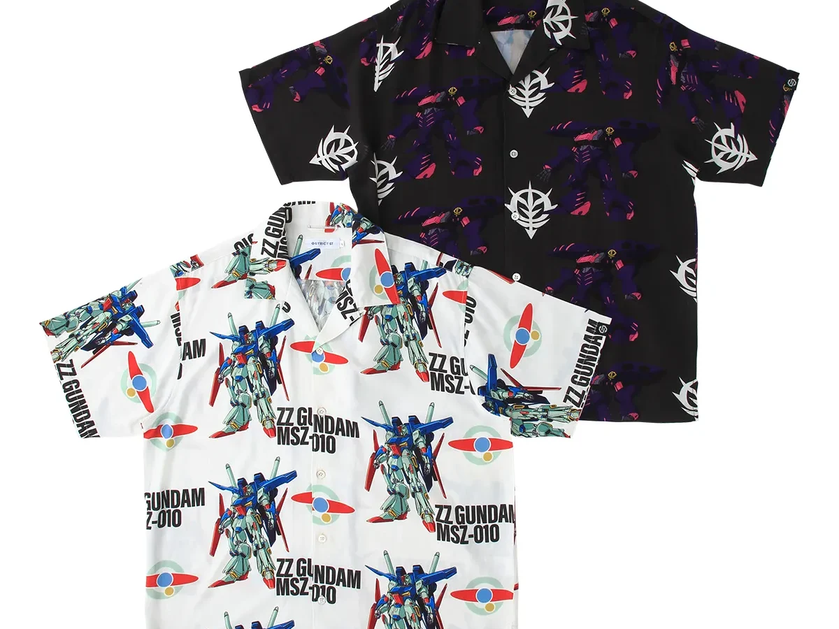 zz gundam aloha shirts 3