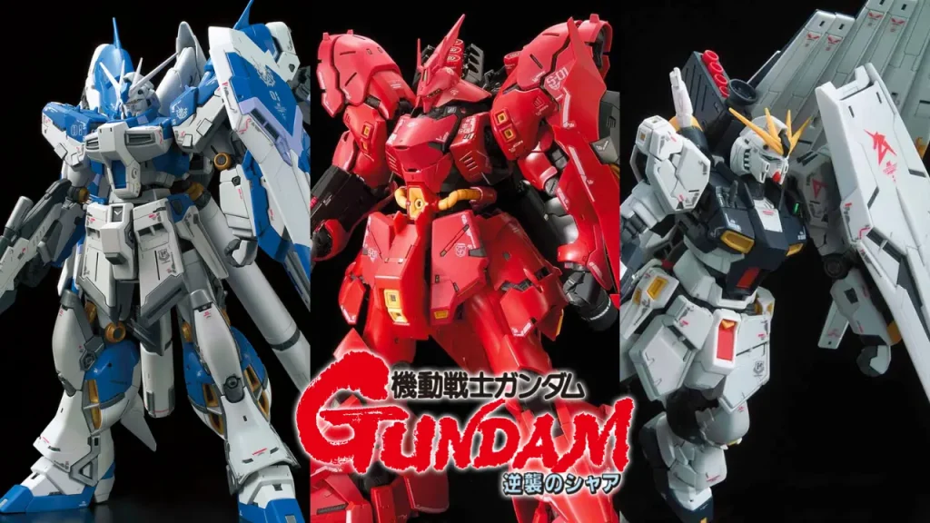 8 Popular Char's Counterattack RG Gunpla Kits re release