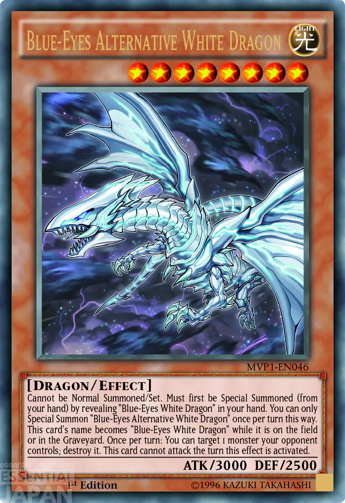 BlueEyesAlternativeWhiteDragon MVP1 EN 1E OP