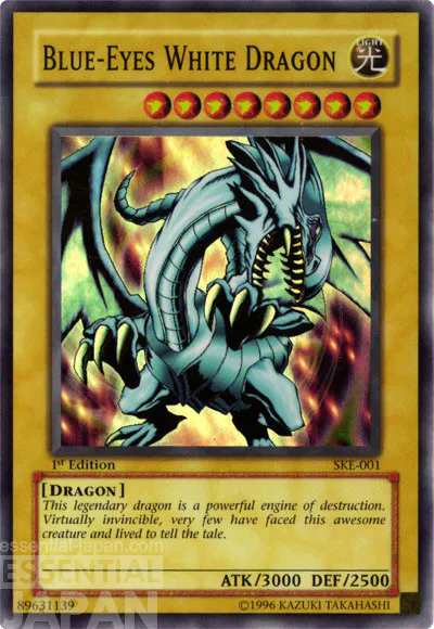 BlueEyesWhiteDragon SKE EN SR 1E yugioh tcg