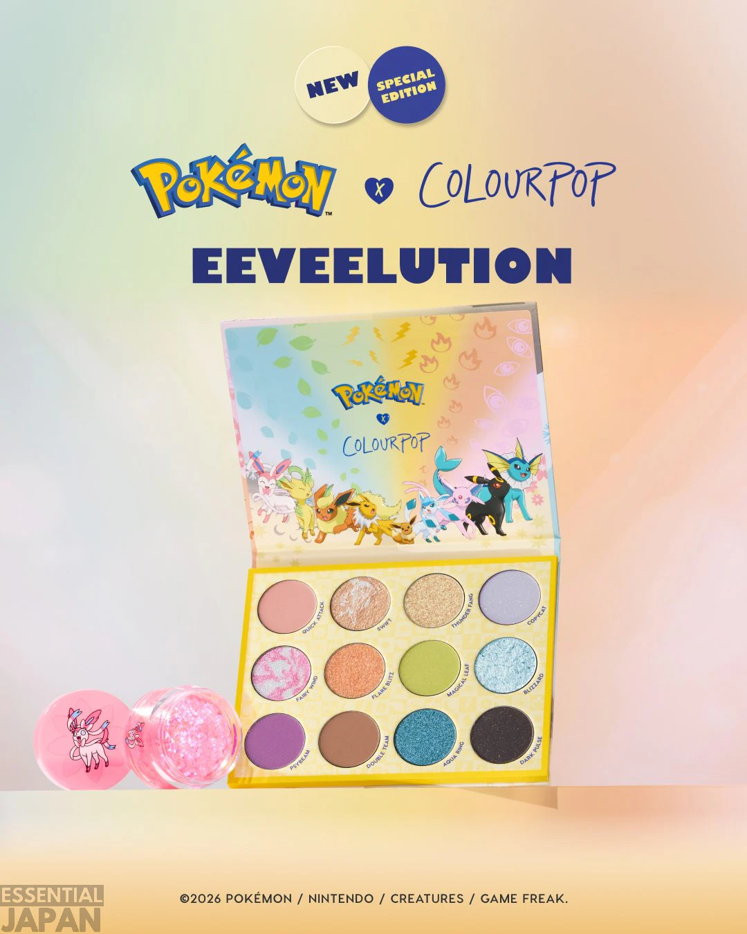 ColourPop Pokémon Eeveelution Makeup 3