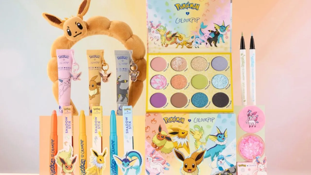 ColourPop Pokémon Eeveelution Makeup