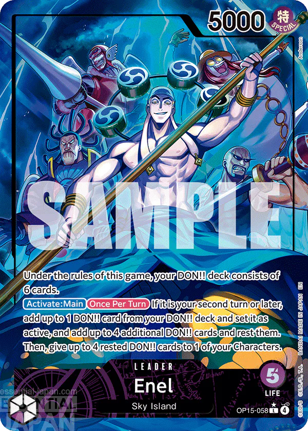 ENEL one piece card game OP15 058 p1