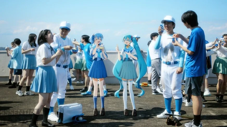 Hatsune Miku and Hoshimachi Suisei Summer Coolish Collab 5