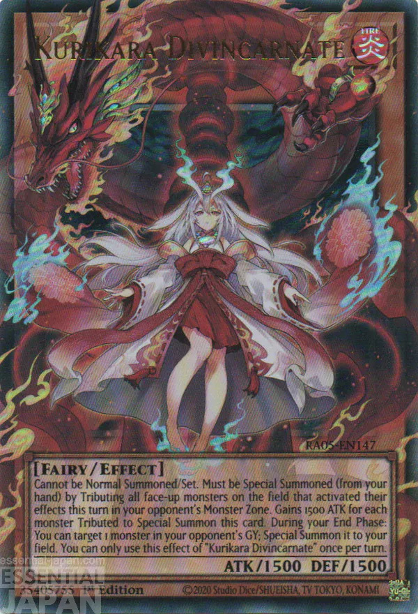 KurikaraDivincarnate extended art yugioh 1