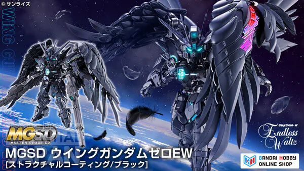 MGSD Wing Gundam Zero EW [Structural Color Coating Black] 2