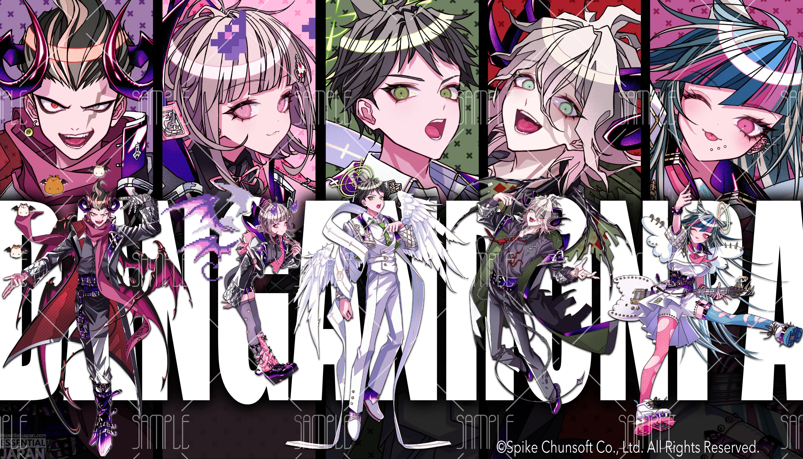 Metsubushi Anko x Danganronpa illustrations 2