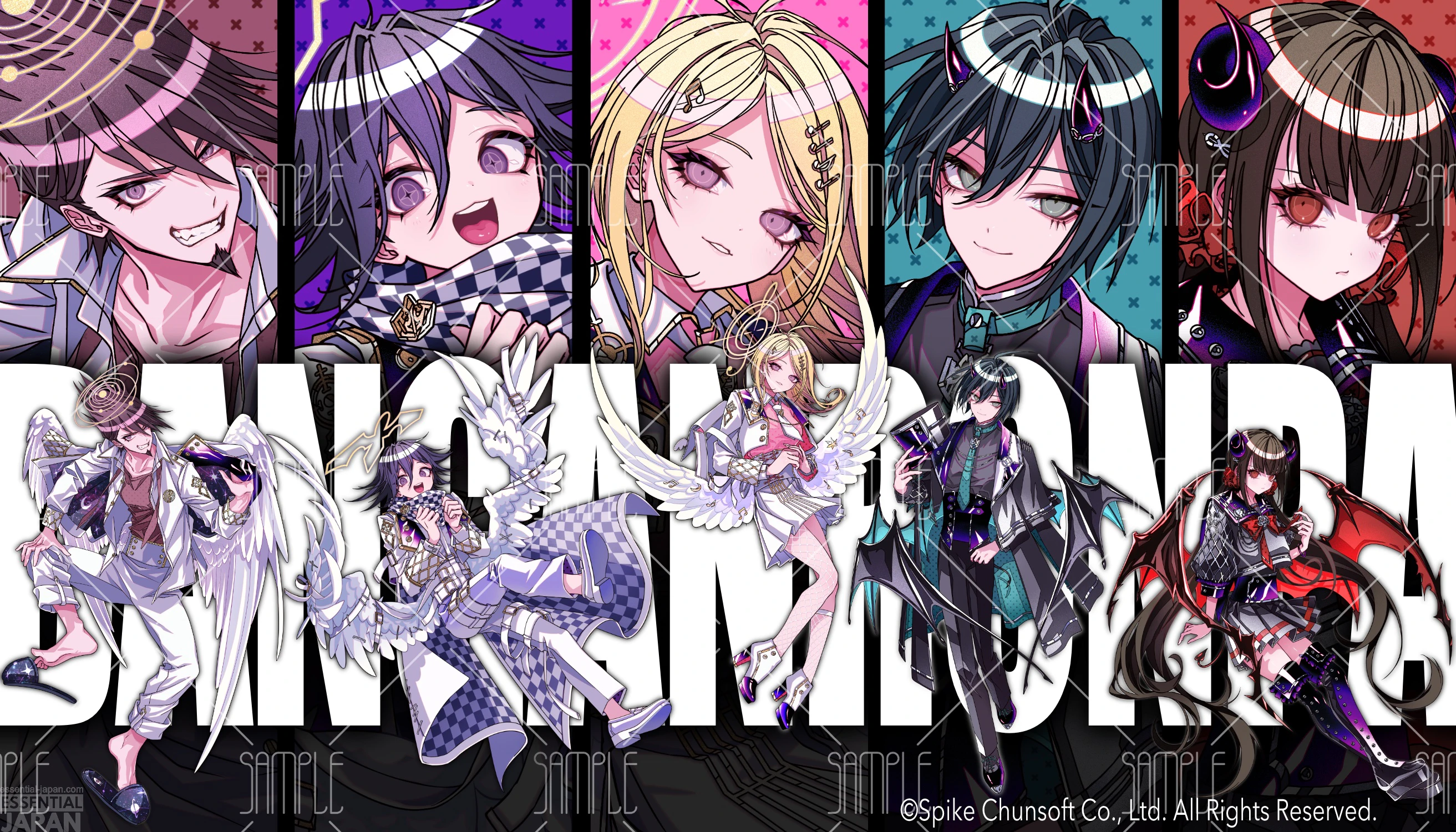 Metsubushi Anko x Danganronpa illustrations 3
