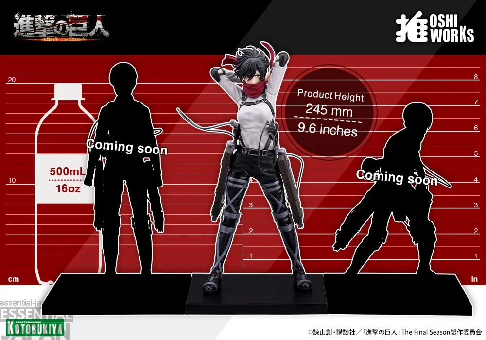 Mikasa Ackerman Final Season OSHI WORKS Figure 12