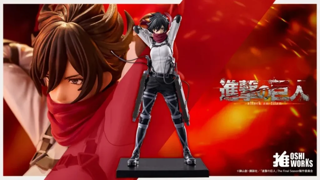 Mikasa Ackerman Final Season OSHI WORKS Figure Main