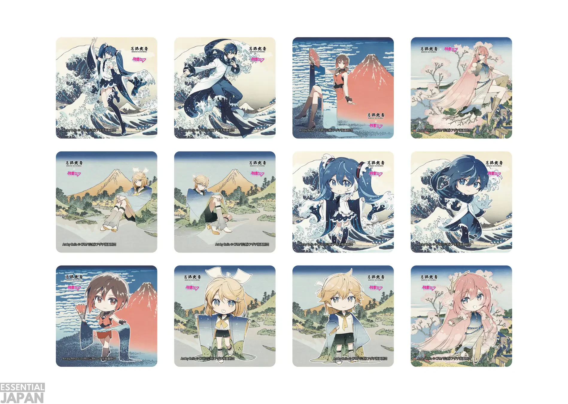 Miku & Piapro Characters Hokusai Collab Goods 11