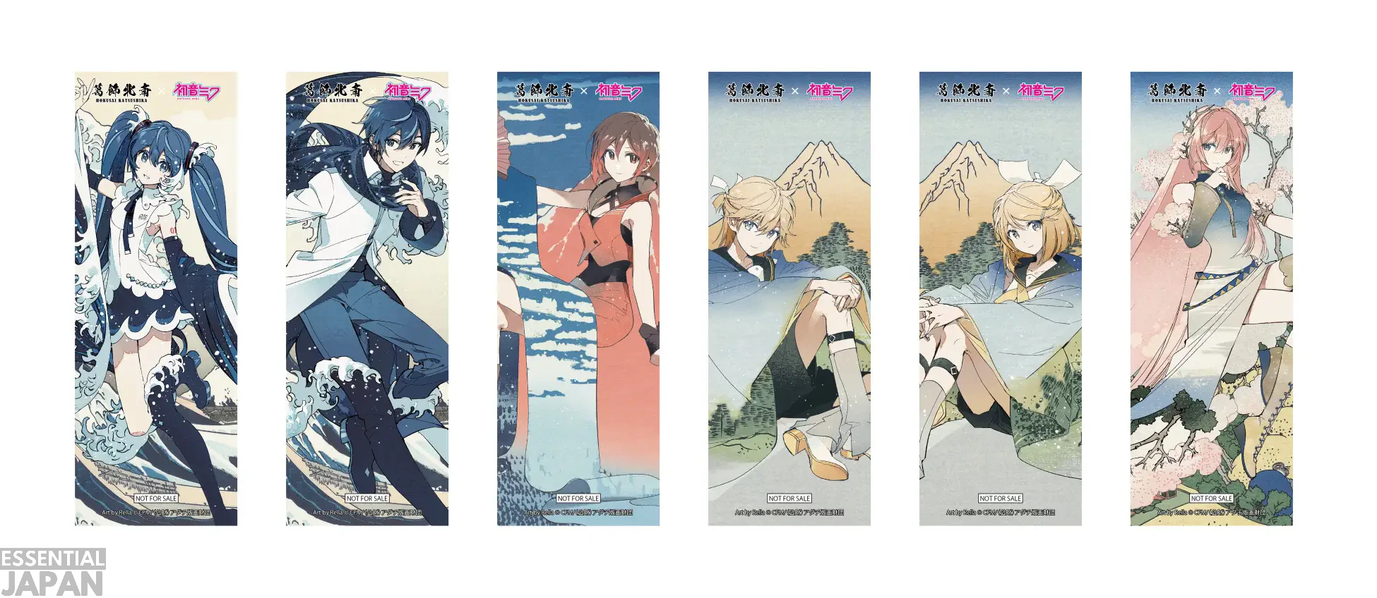 Miku & Piapro Characters Hokusai Collab Goods 14