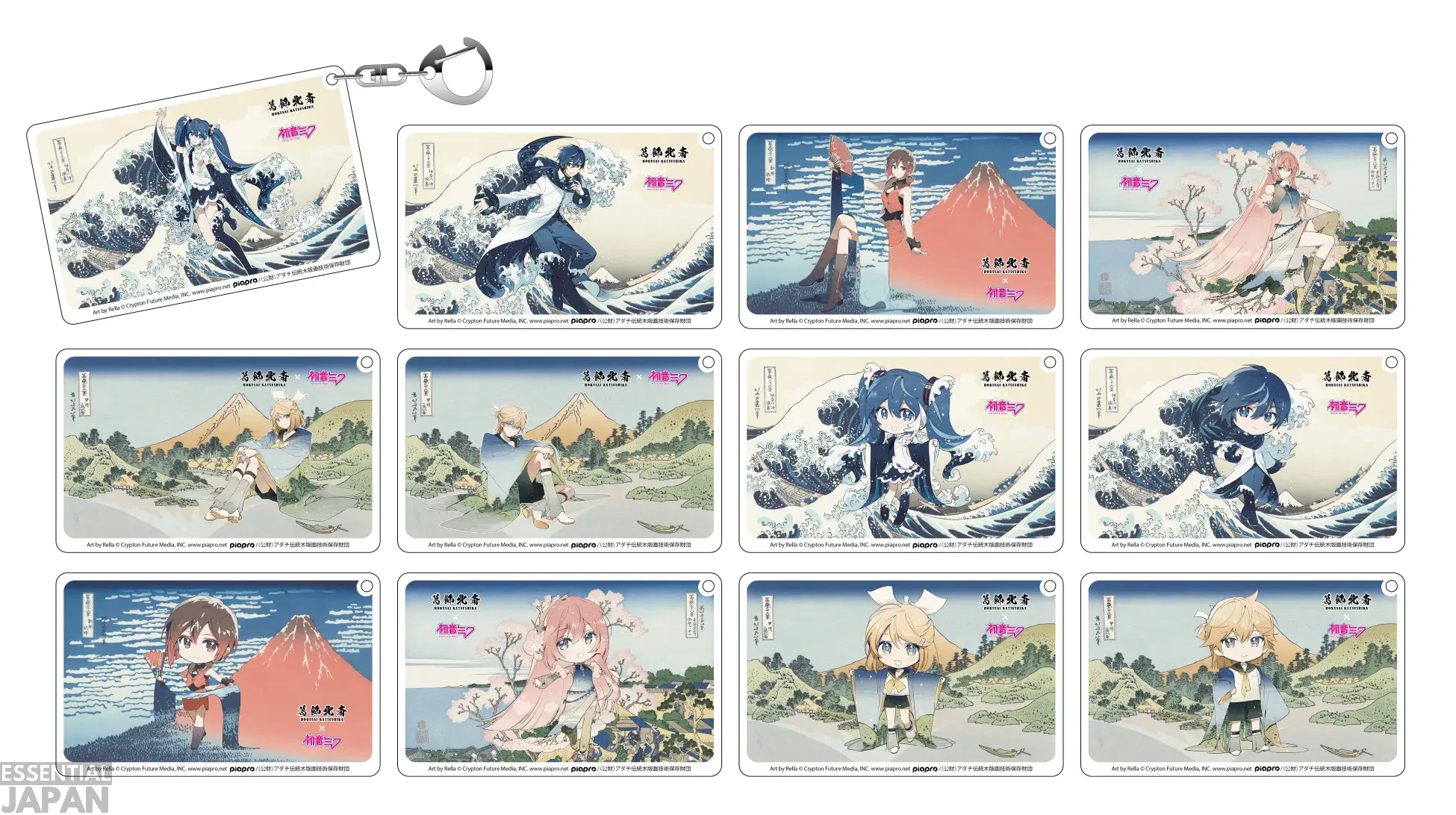Miku & Piapro Characters Hokusai Collab Goods 4