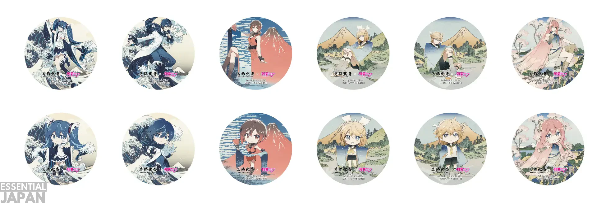 Miku & Piapro Characters Hokusai Collab Goods 5