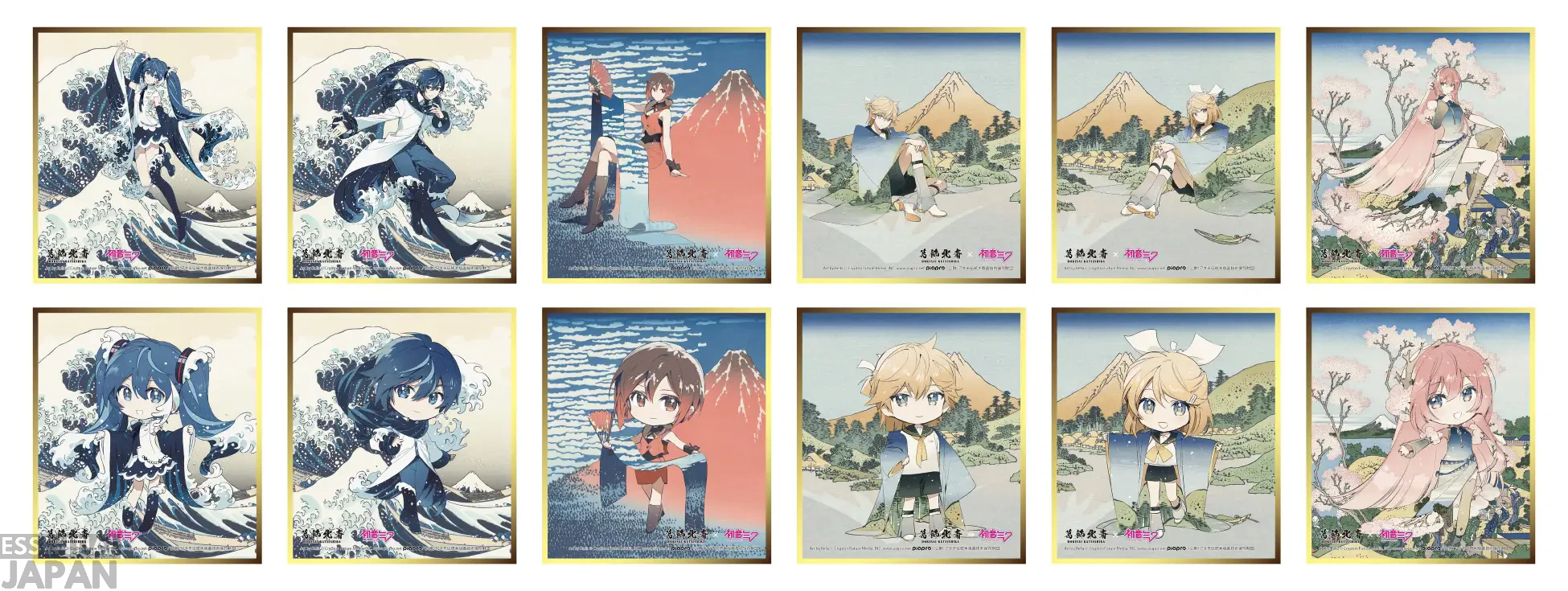 Miku & Piapro Characters Hokusai Collab Goods 6