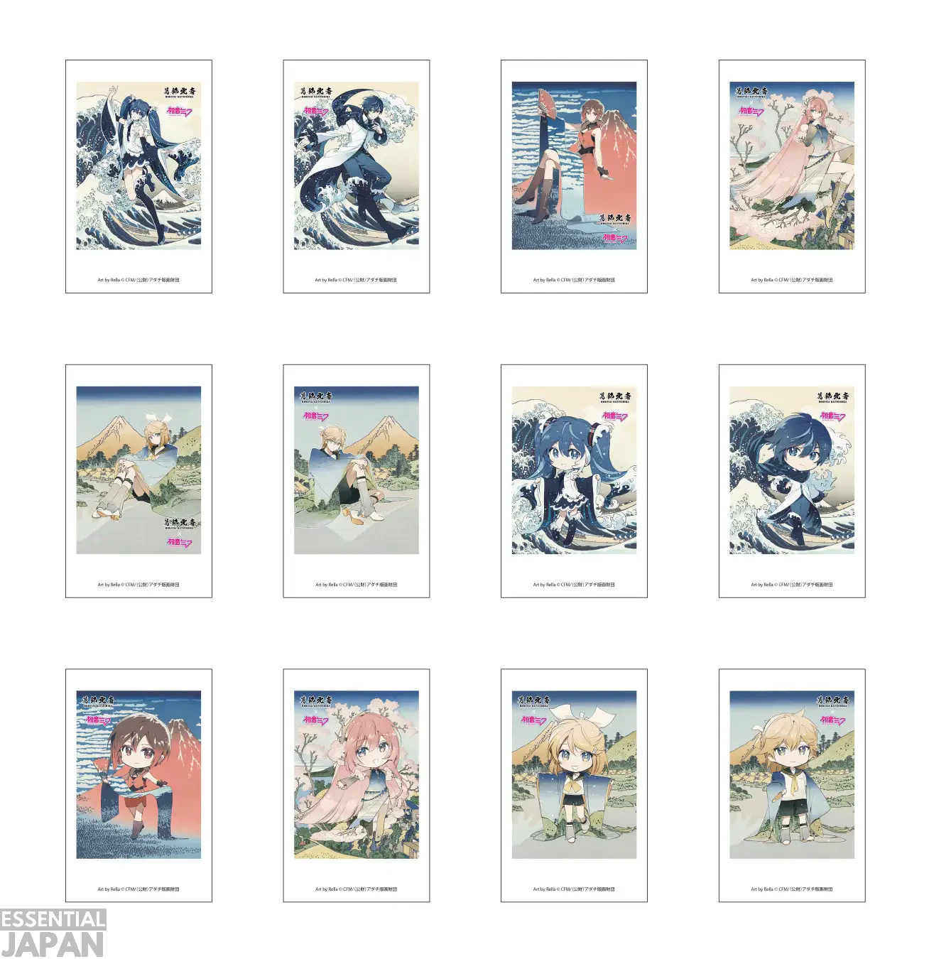 Miku & Piapro Characters Hokusai Collab Goods 7