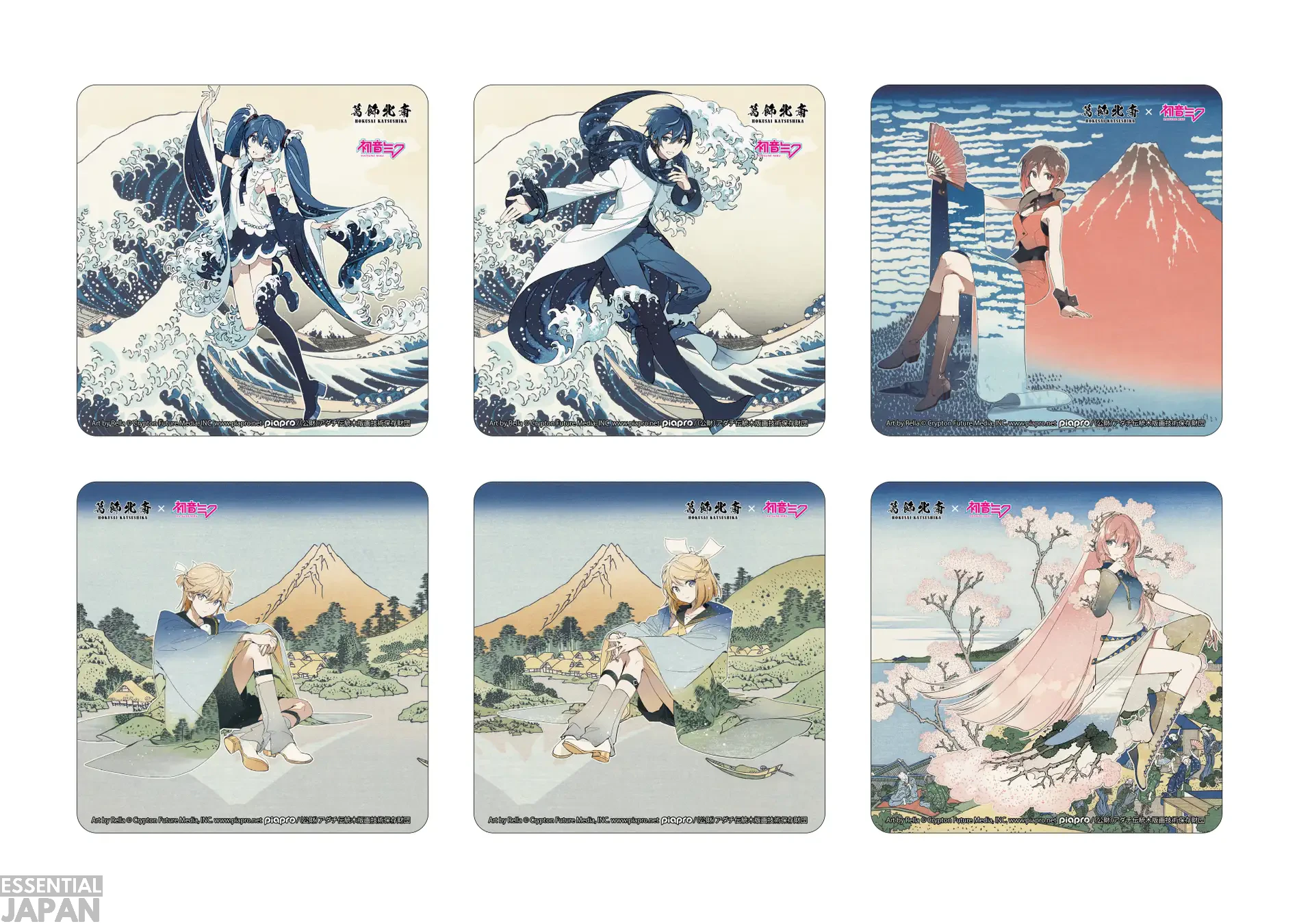 Miku & Piapro Characters Hokusai Collab Goods 8
