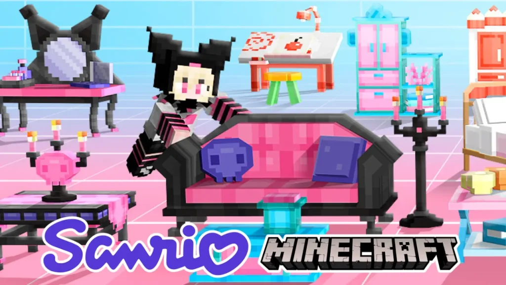 Minecraft Bedrock Hello Kitty and Friends Furniture 0