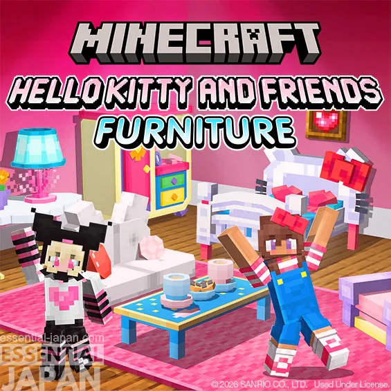 Minecraft Bedrock Hello Kitty and Friends Furniture 1