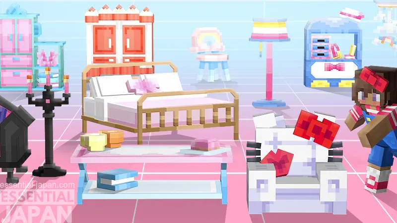 Minecraft Bedrock Hello Kitty and Friends Furniture 10
