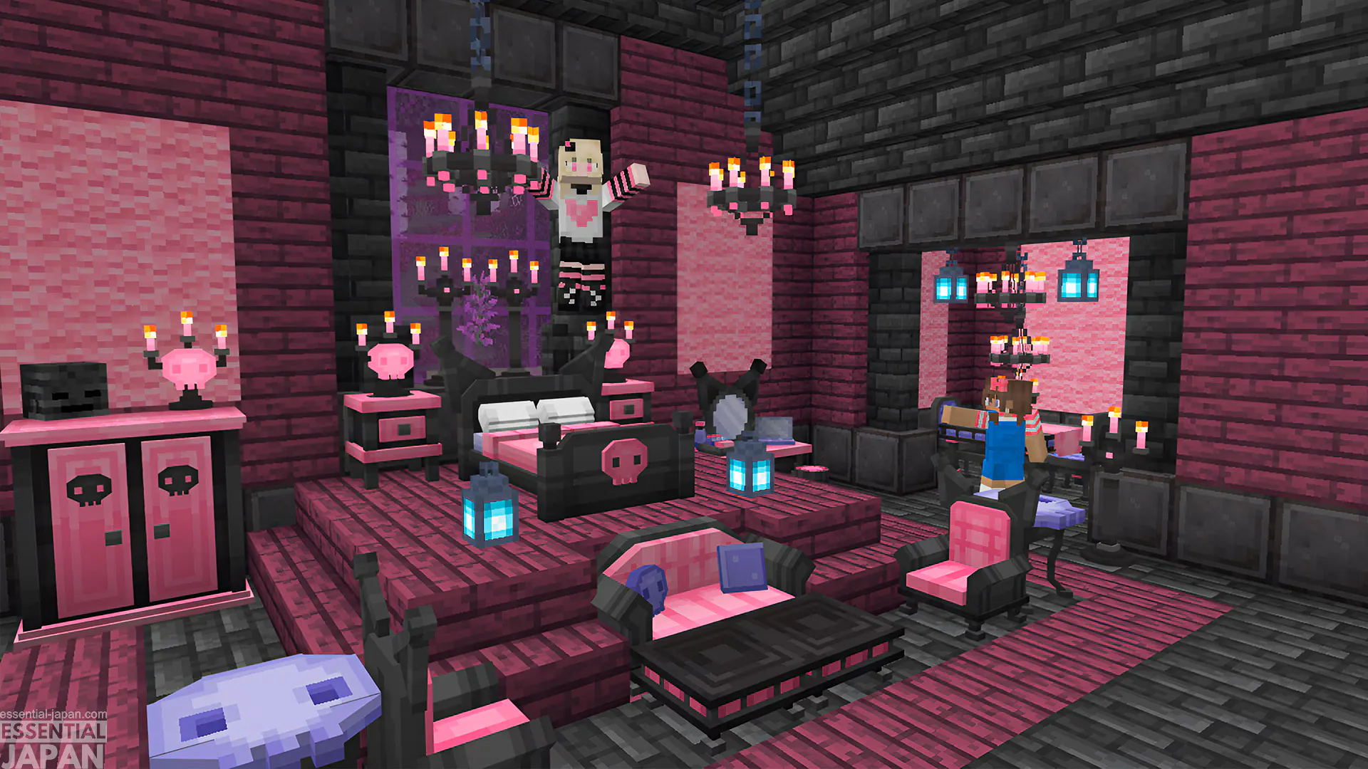 Minecraft Bedrock Hello Kitty and Friends Furniture 4