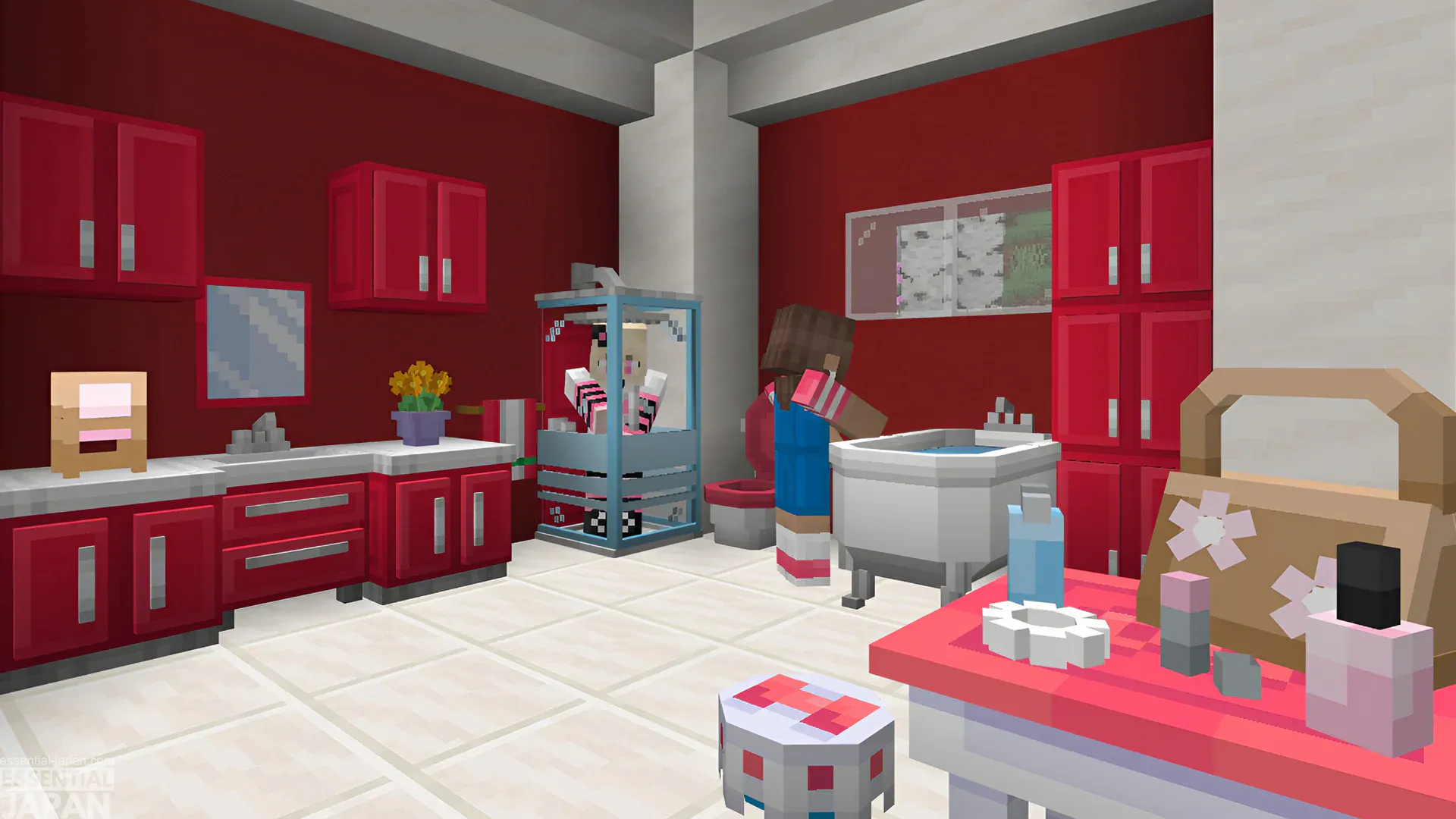 Minecraft Bedrock Hello Kitty and Friends Furniture 5