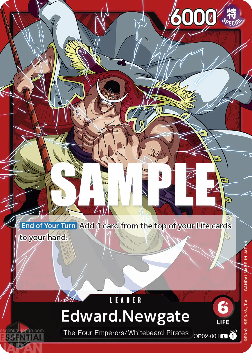 OP02 001 edward newgate one piece card game 3