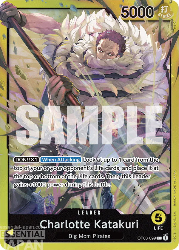 OP03 099 Charlotte Katakuri one piece card game 1
