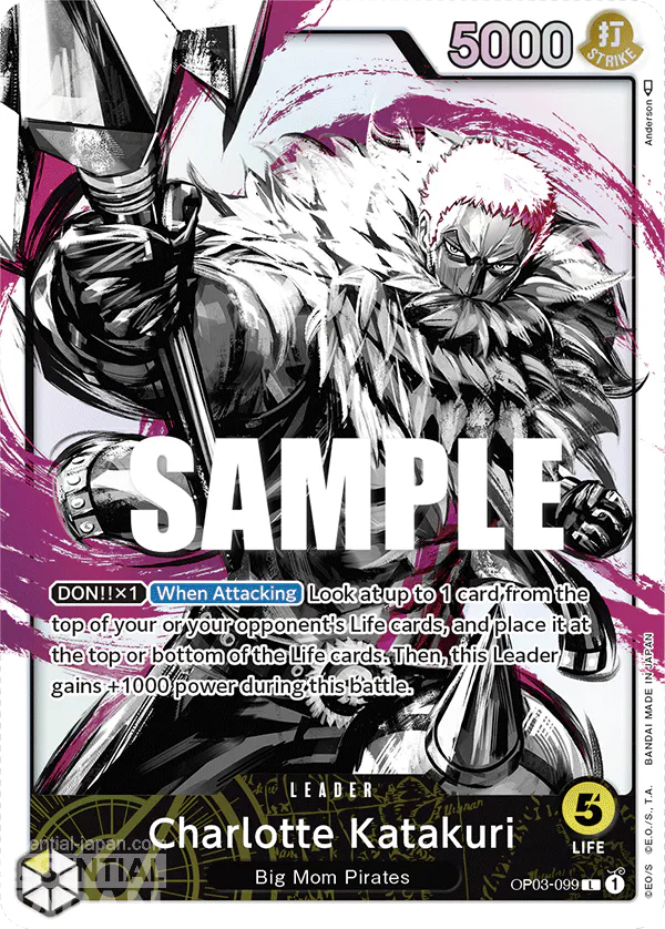 OP03 099 Charlotte Katakuri one piece card game 2