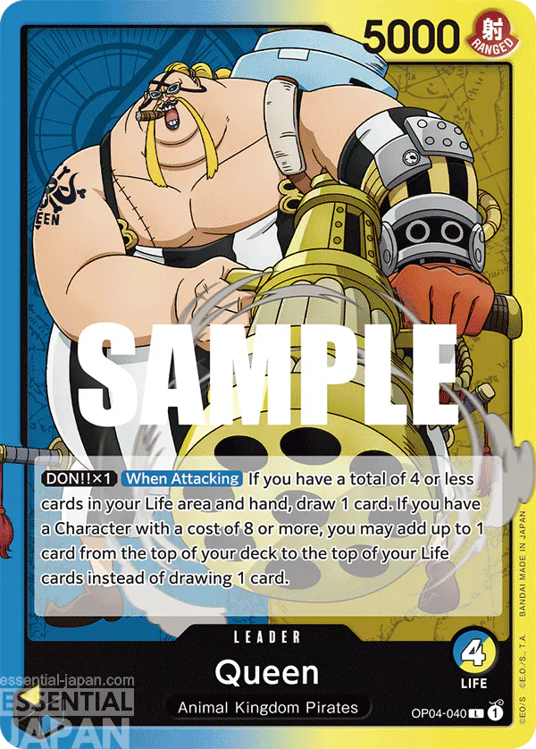 OP04 040 queen one piece card game
