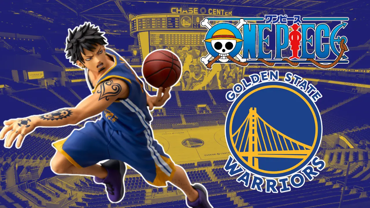 One Piece x NBA Collab Figures trafalgar law golden state warriors 0