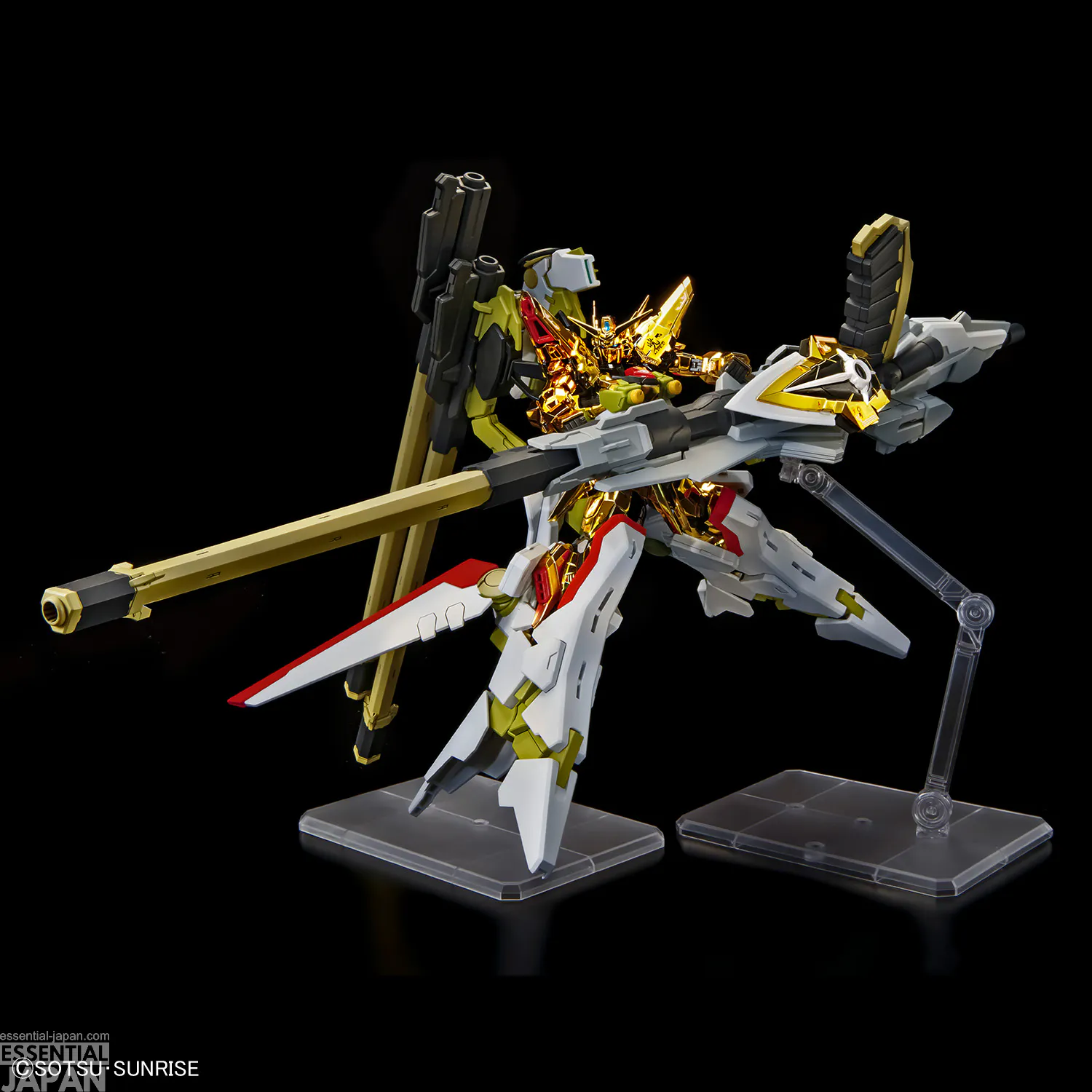 RG 1144 Gundam Base Limited Akatsuki Gundam (Oowashi Unit) & HG 1144 Zeus Silhouette + Custom Joint Parts Set 2
