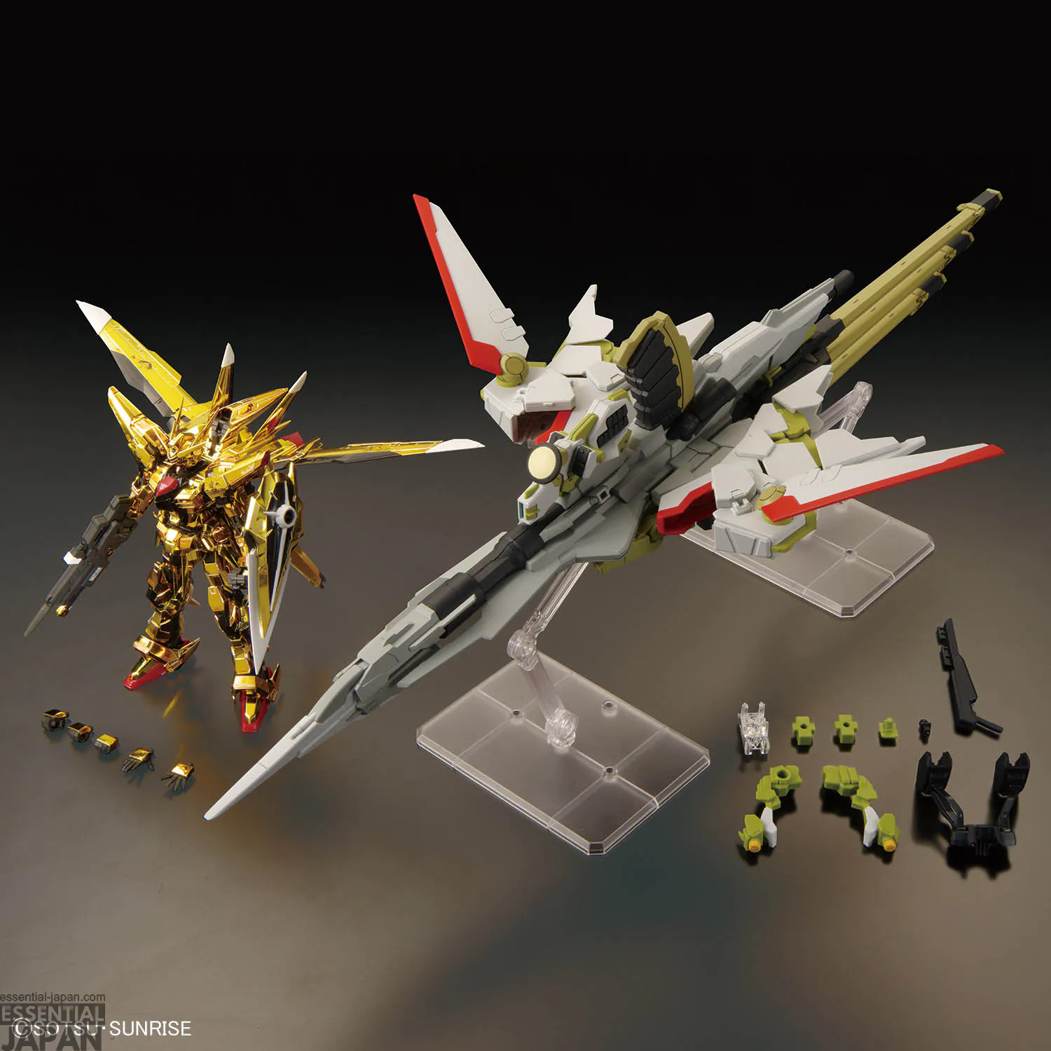 RG 1144 Gundam Base Limited Akatsuki Gundam (Oowashi Unit) & HG 1144 Zeus Silhouette + Custom Joint Parts Set 4