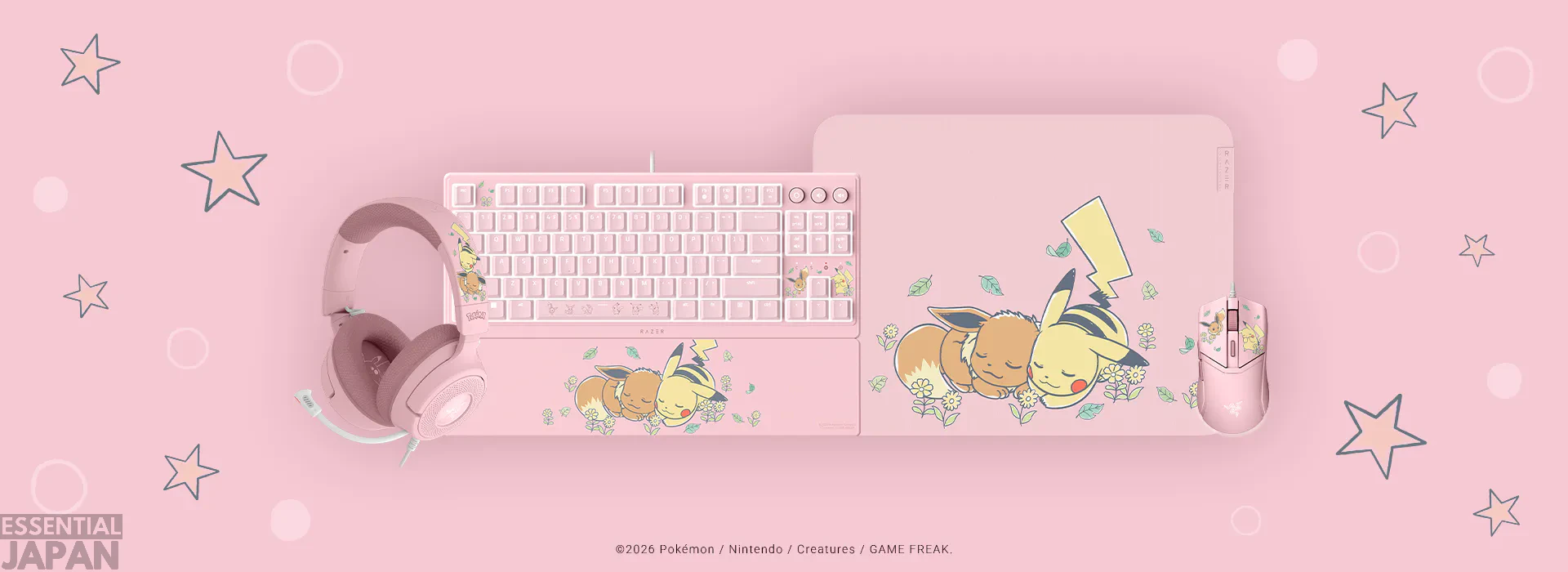 Razer Pikachu & Eevee Pokémon Gaming Collection 2