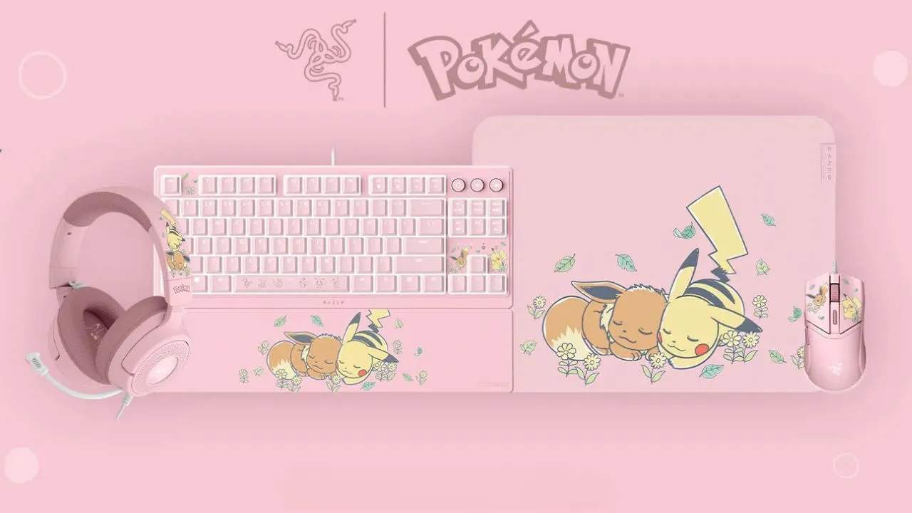 Razer Pikachu & Eevee Pokémon Gaming Collection Main