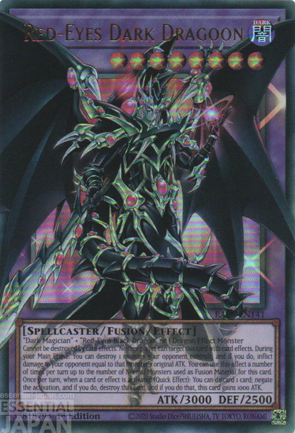RedEyesDarkDragoon extended art yugioh 3