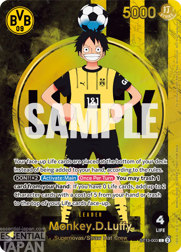 ST13 003 Monkey.D.Luffy one piece card game 1