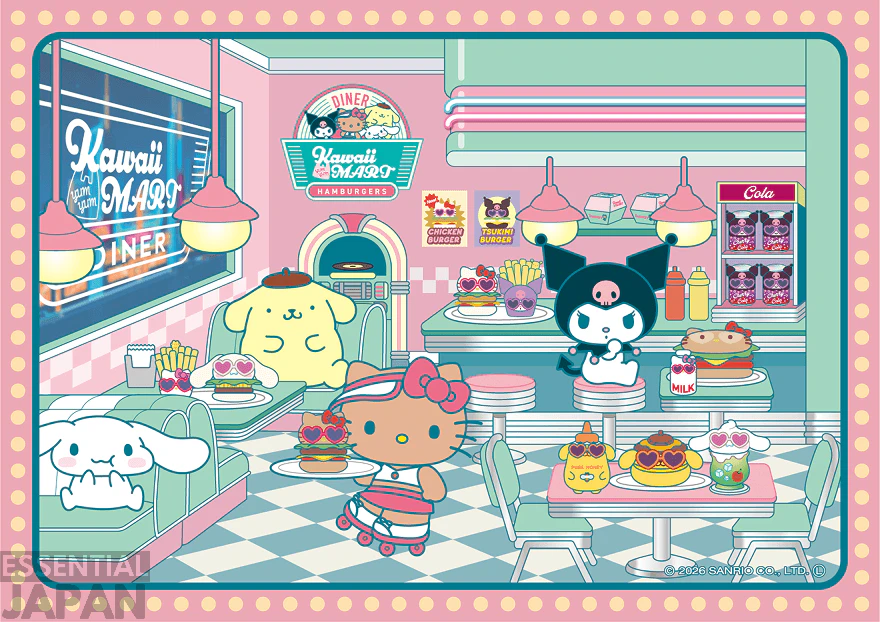 Sanrio Kawaii YumYum MART American Diner Plushies 2
