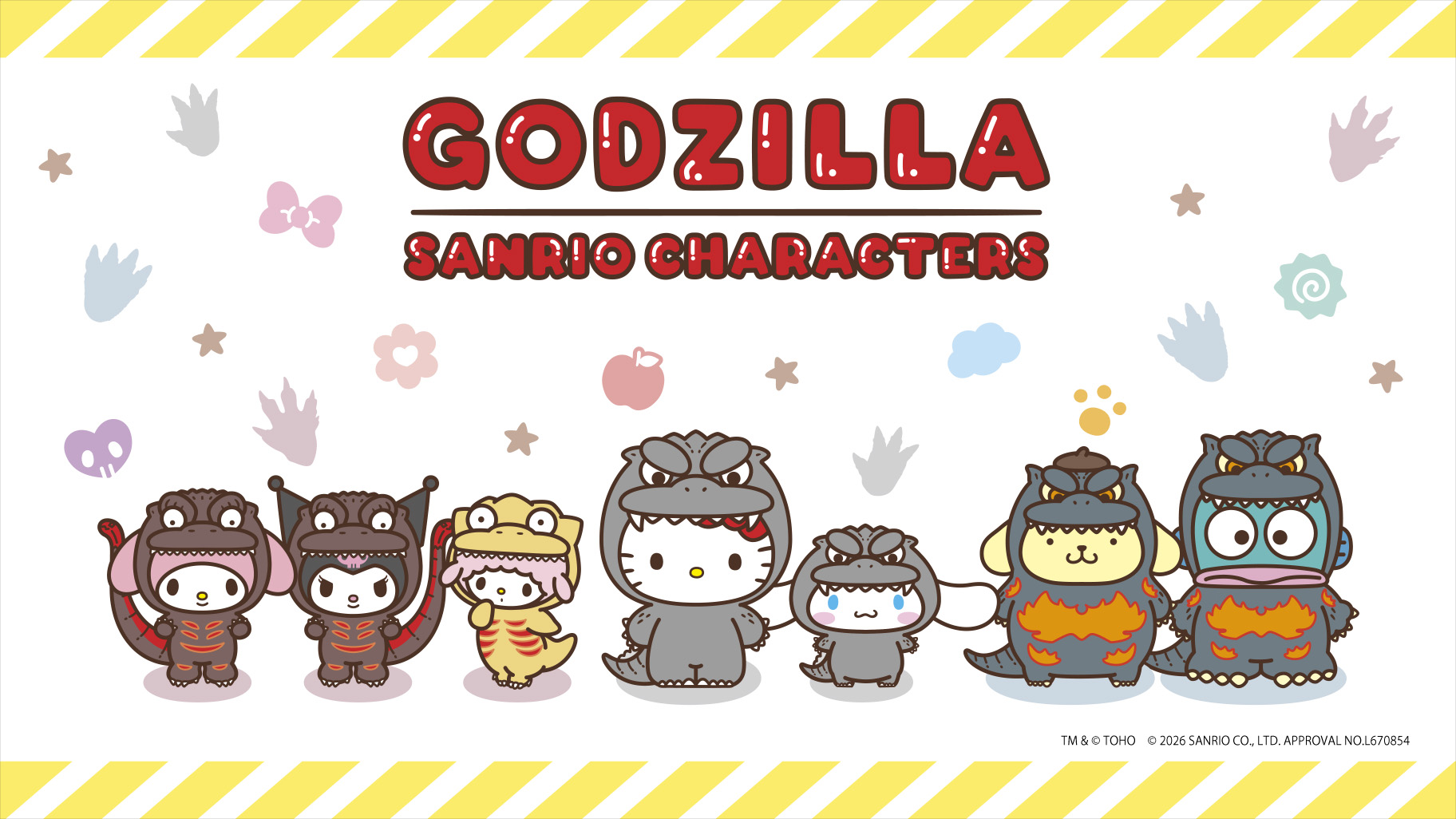 Sanrio x Godzilla Collab Merch 1