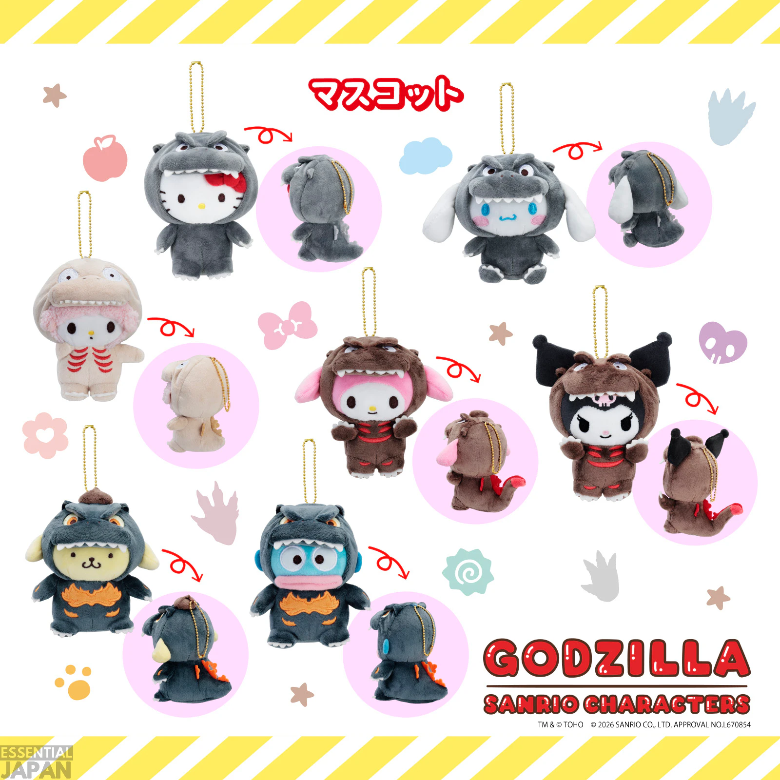 Sanrio x Godzilla Collab Merch 2