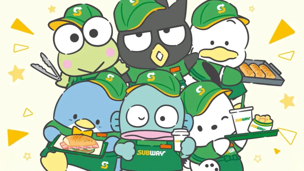 Subway x Sanrio Hapidanbui Main