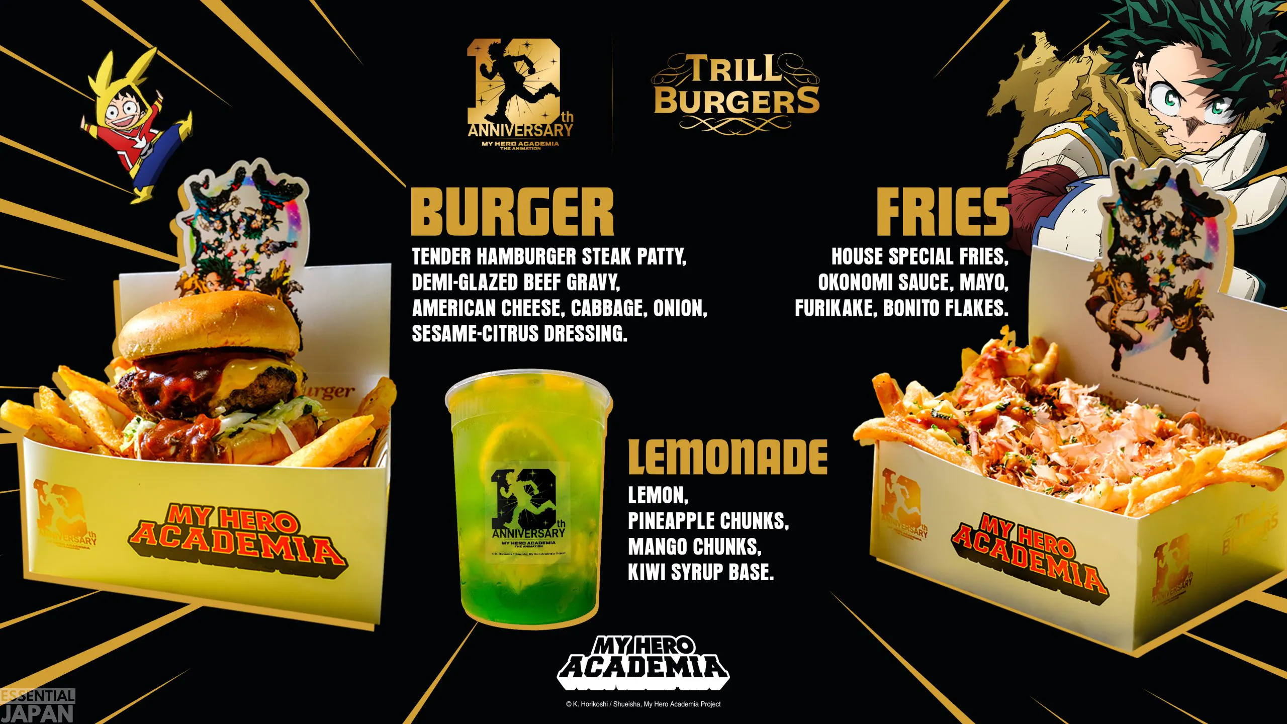 TRILL BURGERS MY HERO ACADEMIA COLLAB 1