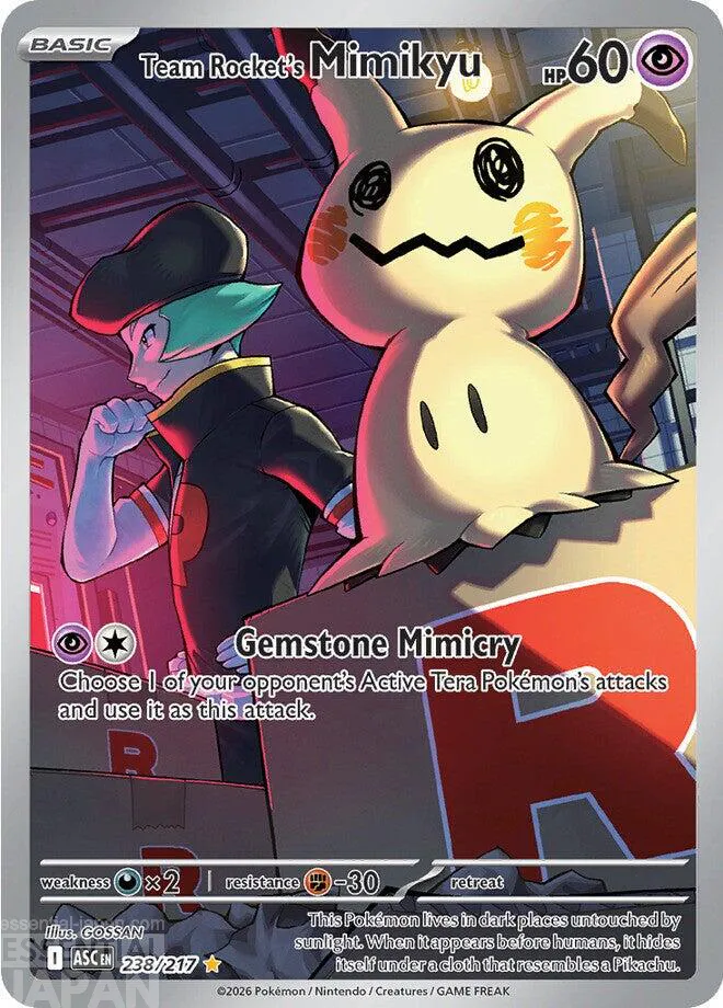 Team Rocket’s Mimikyu pokemon tcg