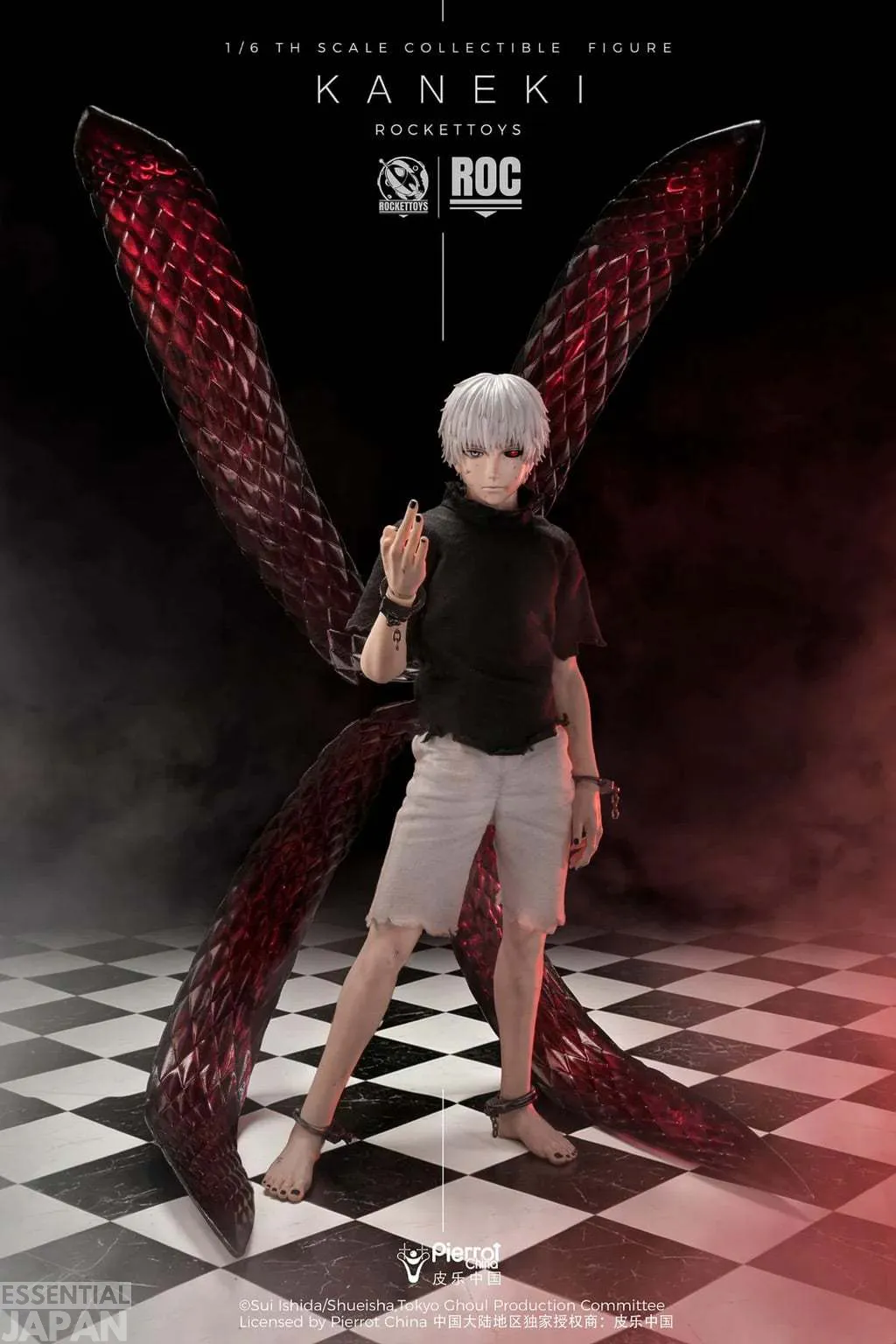 Tokyo Ghoul Ken Kaneki (Awakening Ver) 16 Scale Action Figure rockettoys 11