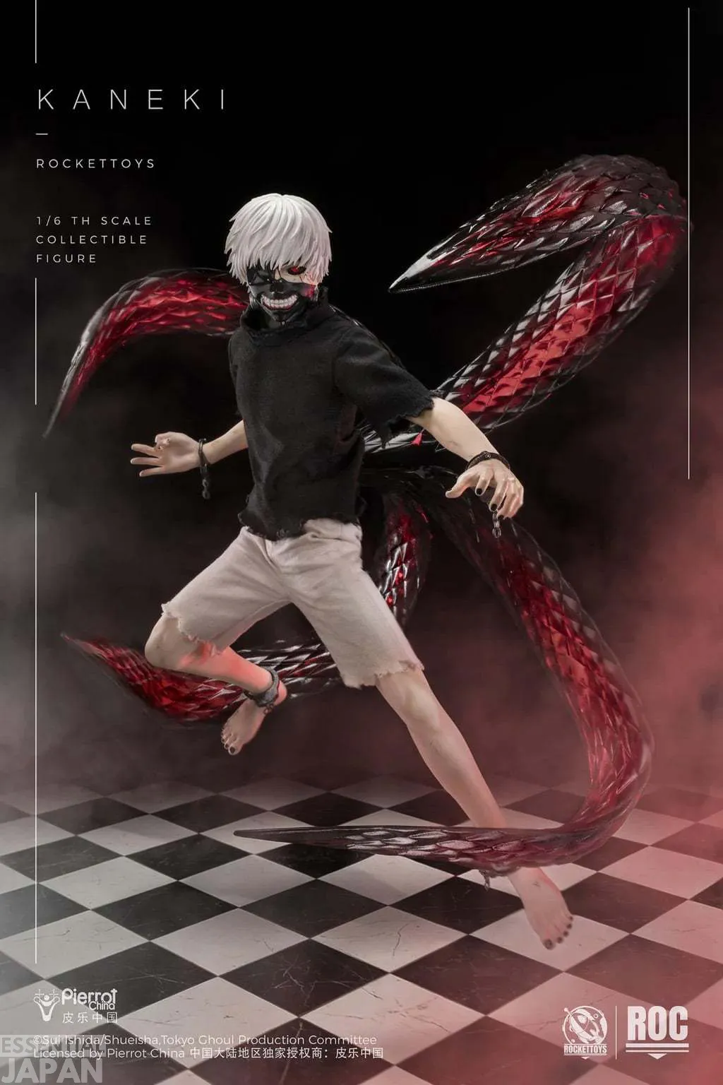 Tokyo Ghoul Ken Kaneki (Awakening Ver) 16 Scale Action Figure rockettoys 8