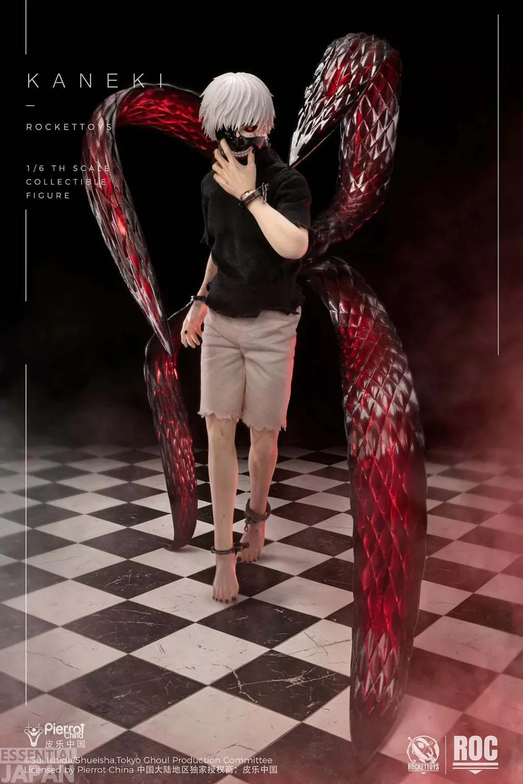 Tokyo Ghoul Ken Kaneki (Awakening Ver) 16 Scale Action Figure rockettoys 9