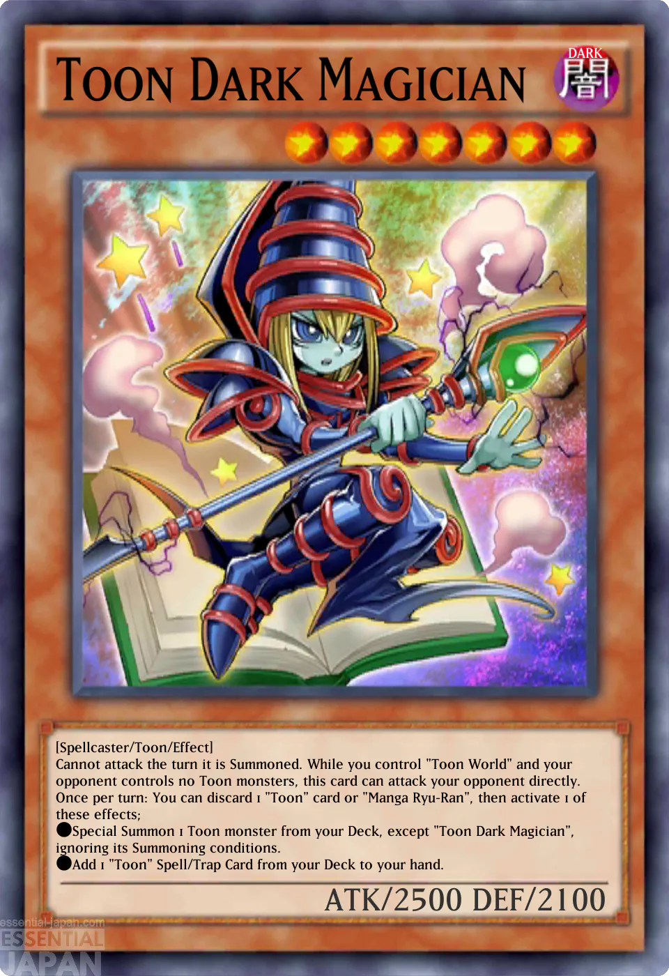 ToonDarkMagician yugioh card 1