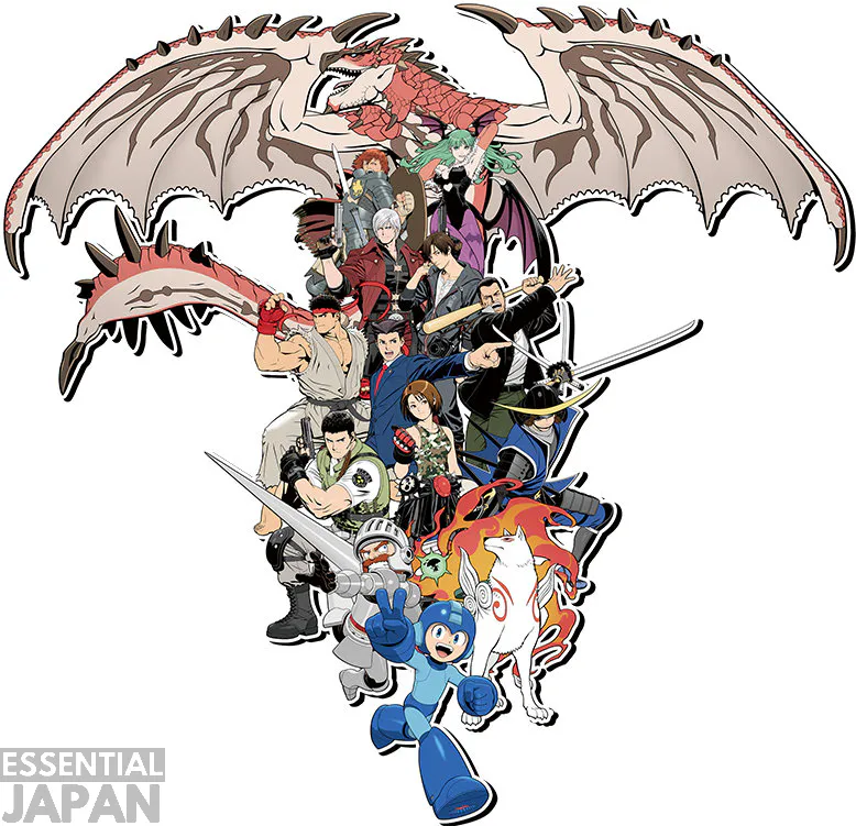 capcom store character artwork
