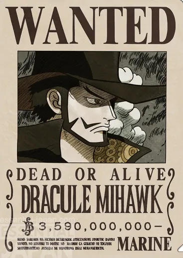 dracule mihawk one piece 1